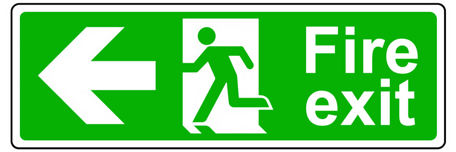 Fire Exit Signs